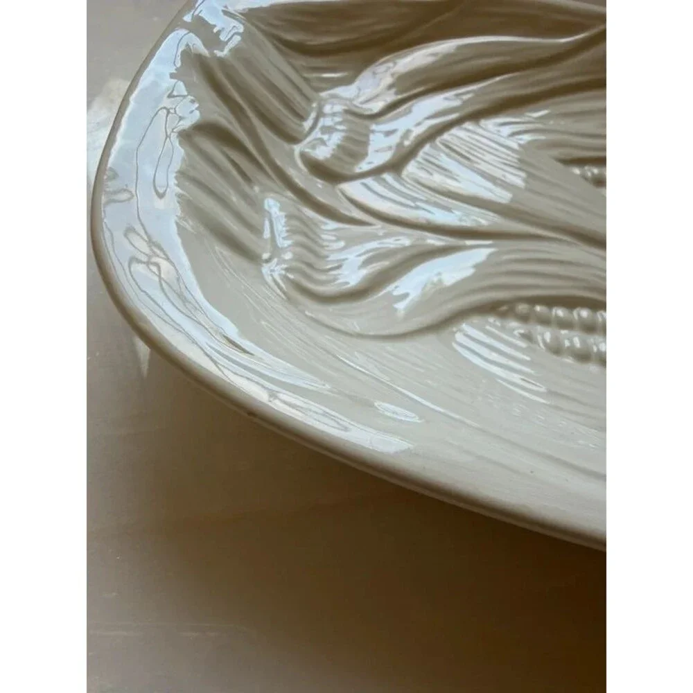 Italian ceramic serving platter tray made in Italy